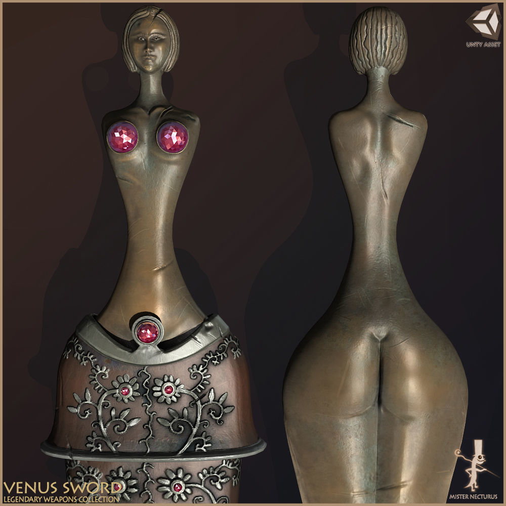 Legendary Swords Collection Low-poly 3D model_17