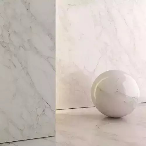 Marble Material and Porcelain Stoneware Tiles - Set 03