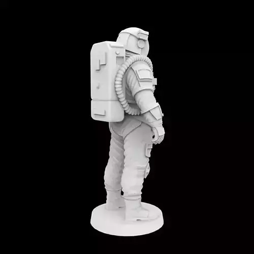 Astronaut Explorer Figurine 3D Print Model