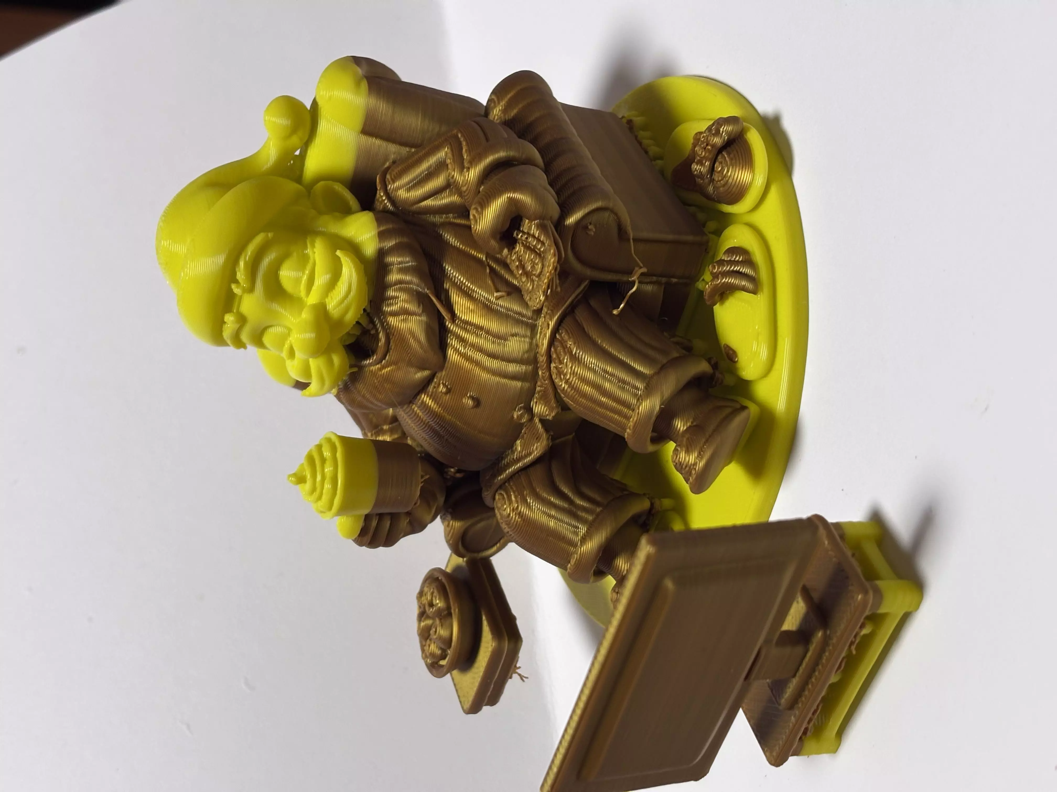 Christmas santa claus scene 3D print model_0