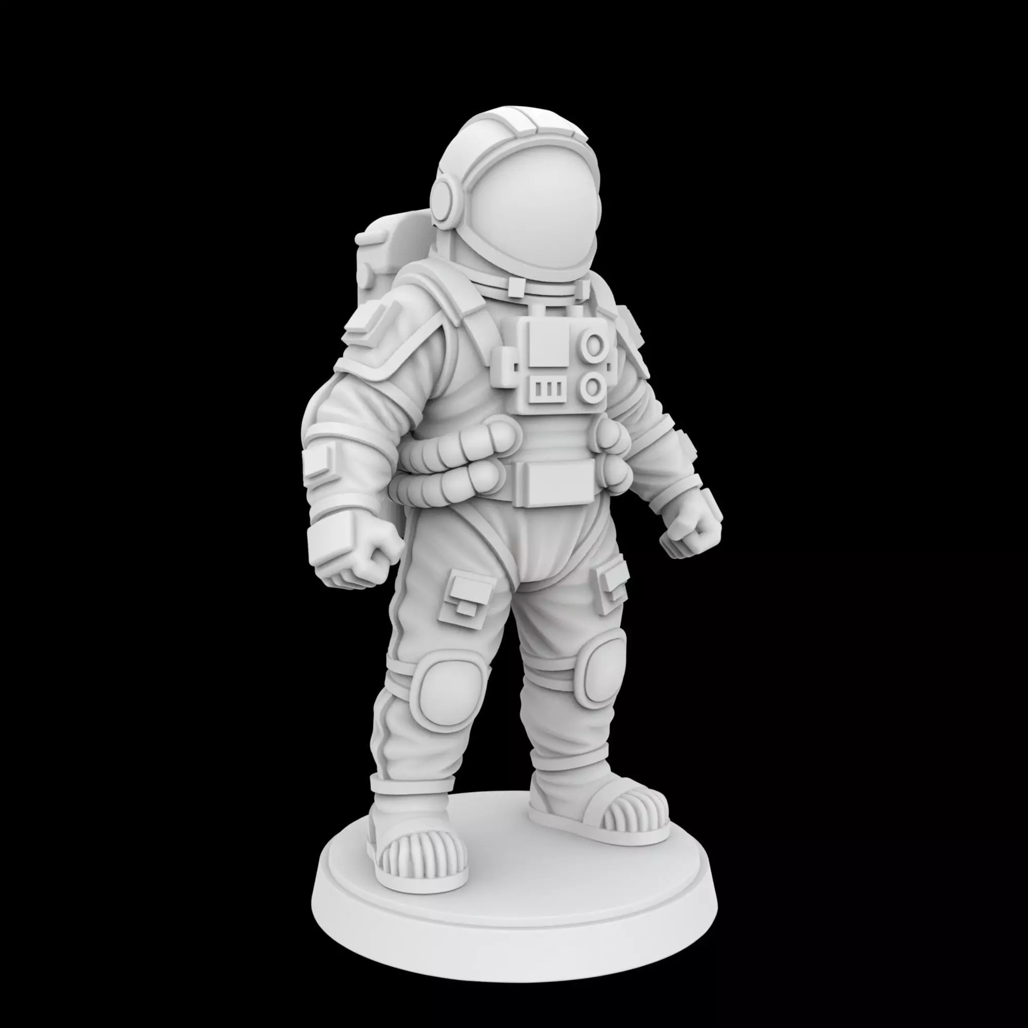 Astronaut Miniature 3D Print Model 3D print model