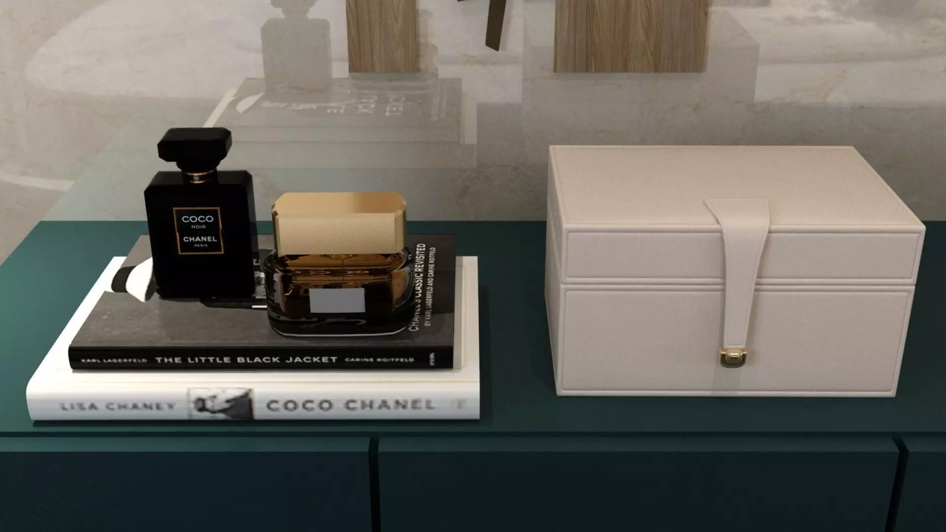 Living and Dining Room Combo with Balcony 3D model_9