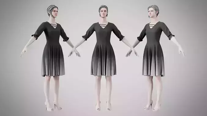 Dress 06 Charleston Green