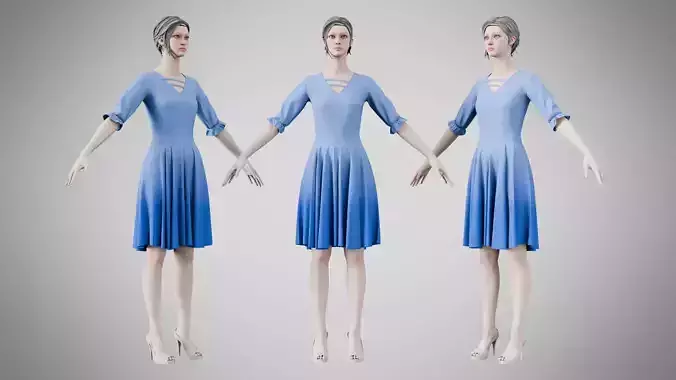 Dress 06 Little Boy Blue