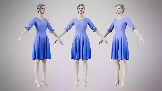 Dress 06 Very Light Blue