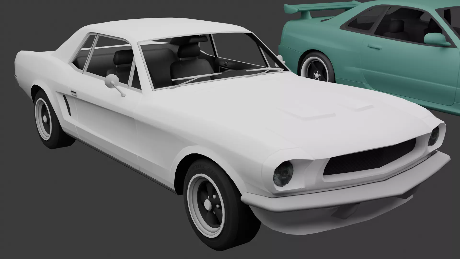 Car Pack Vehicle Collection Optimized GameReady Low-poly 3D model_11