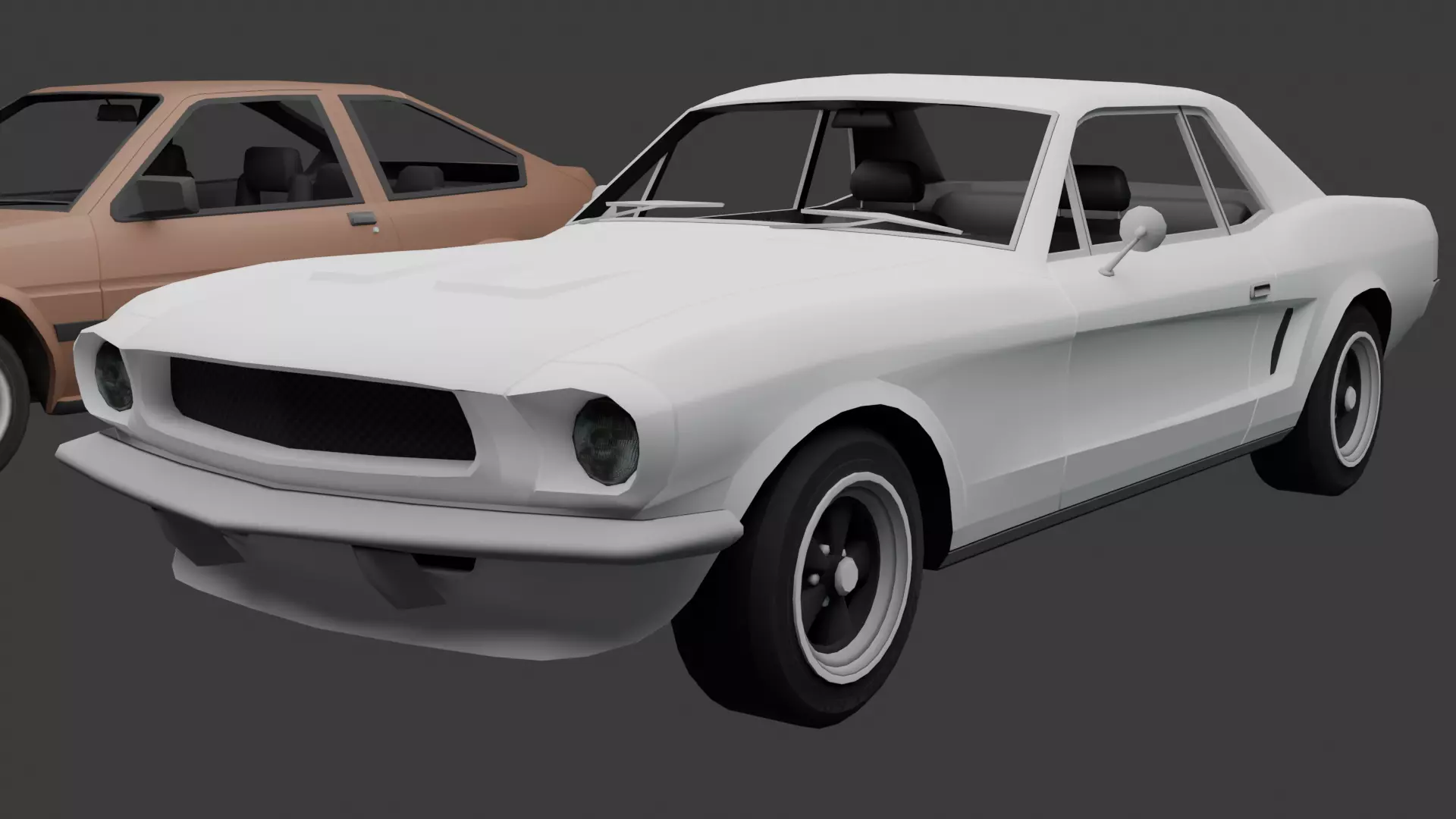 Car Pack Vehicle Collection Optimized GameReady Low-poly 3D model_8