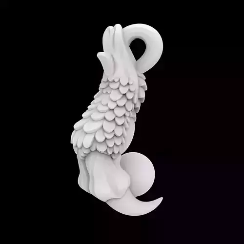 Dragon Claw Pendant 3D Print Model