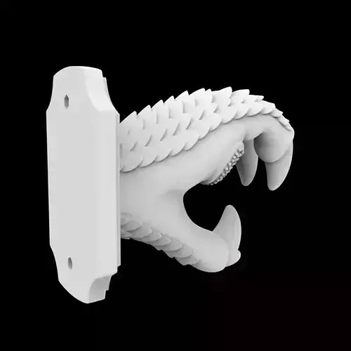 Dragon Claw Wall Hook 3D Print Model