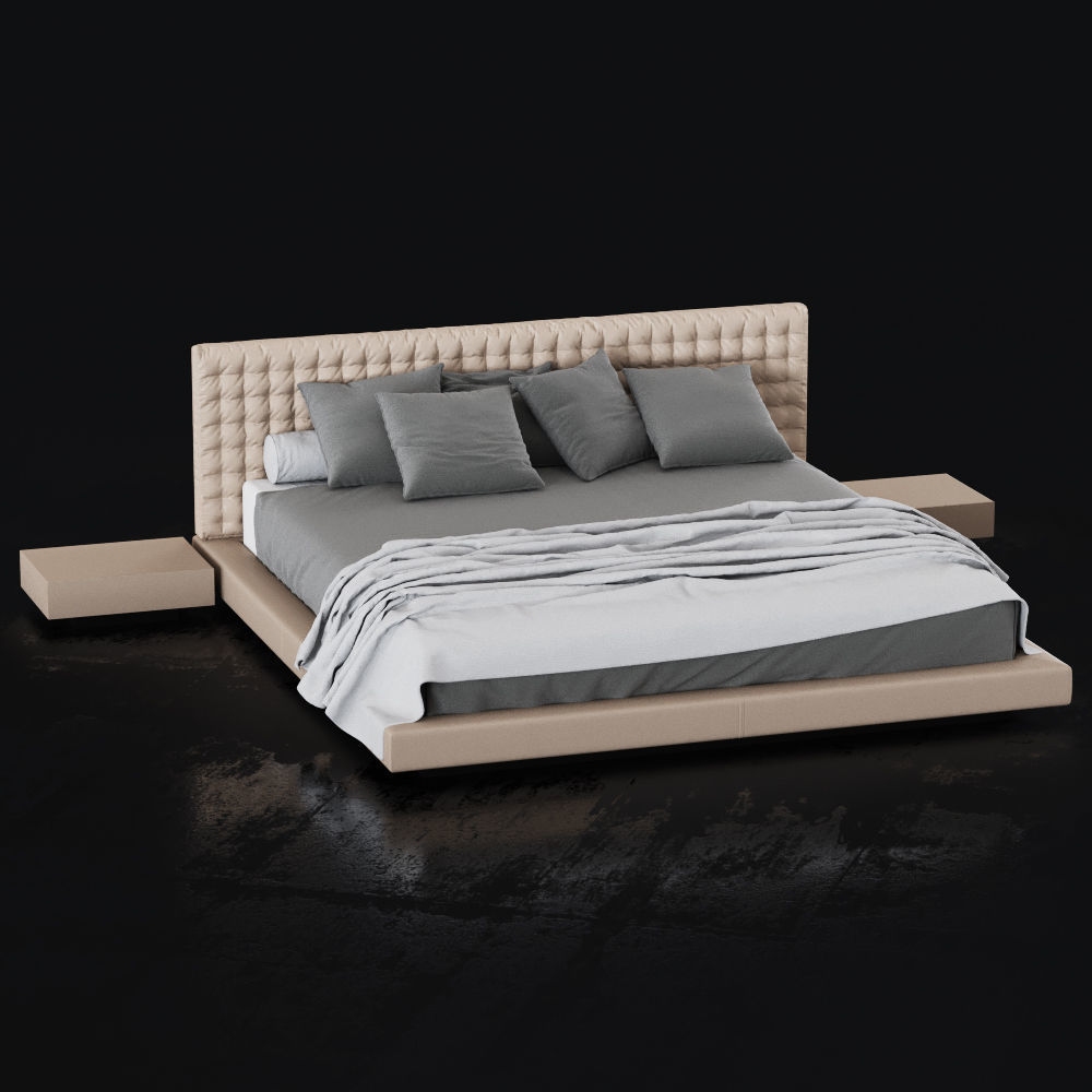 Bed Cinova Valencia 3D model_1