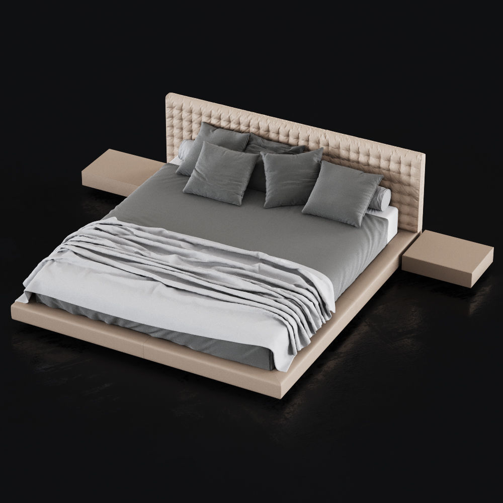 Bed Cinova Valencia 3D model_2