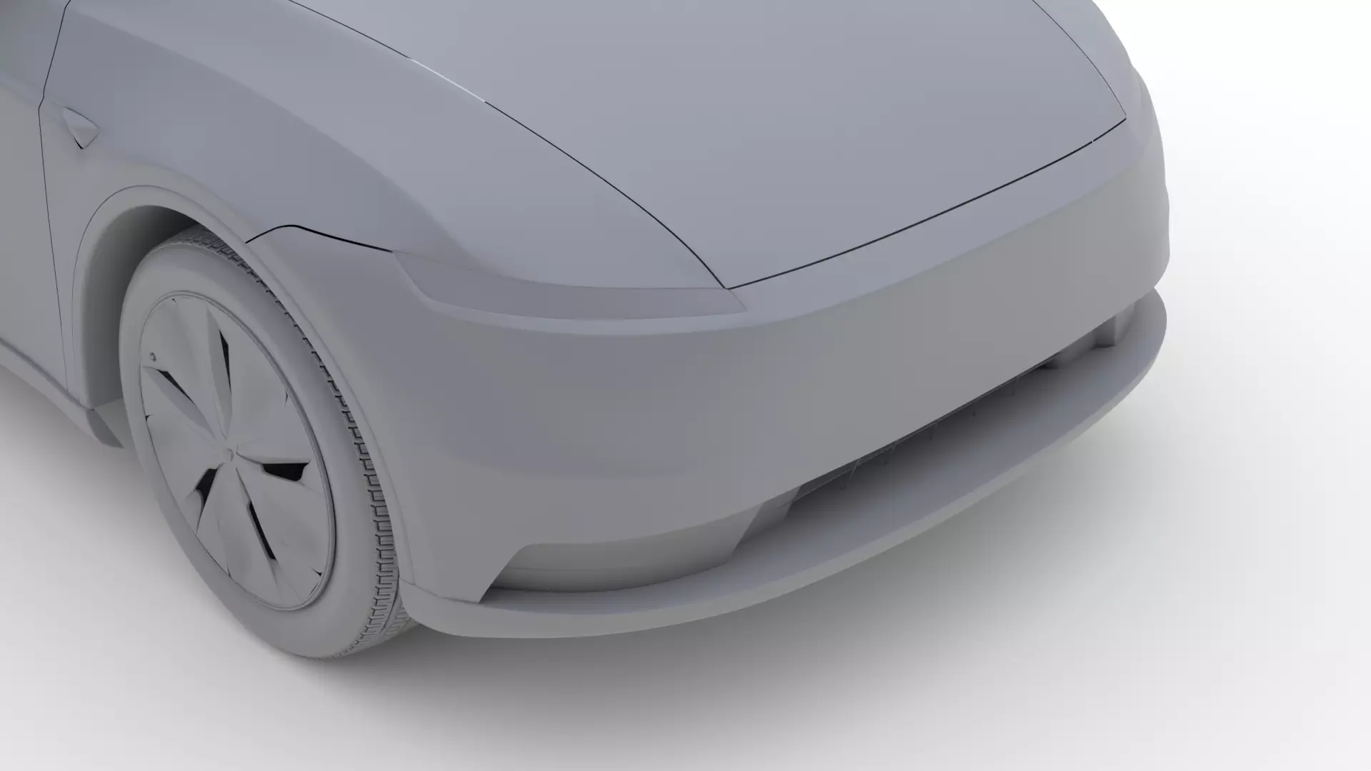 Tesla Model Y Standard 2025 3D model_9