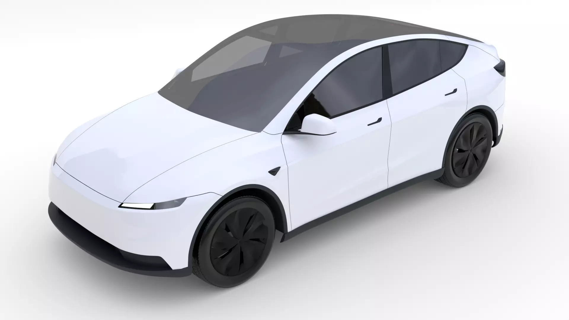 Tesla Model Y Standard 2025 3D model_1