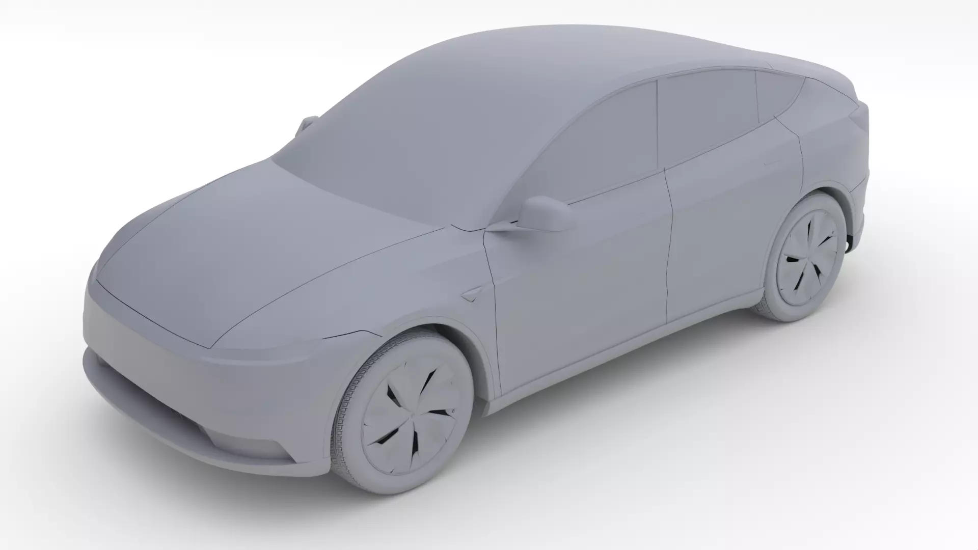 Tesla Model Y Standard 2025 3D model_14
