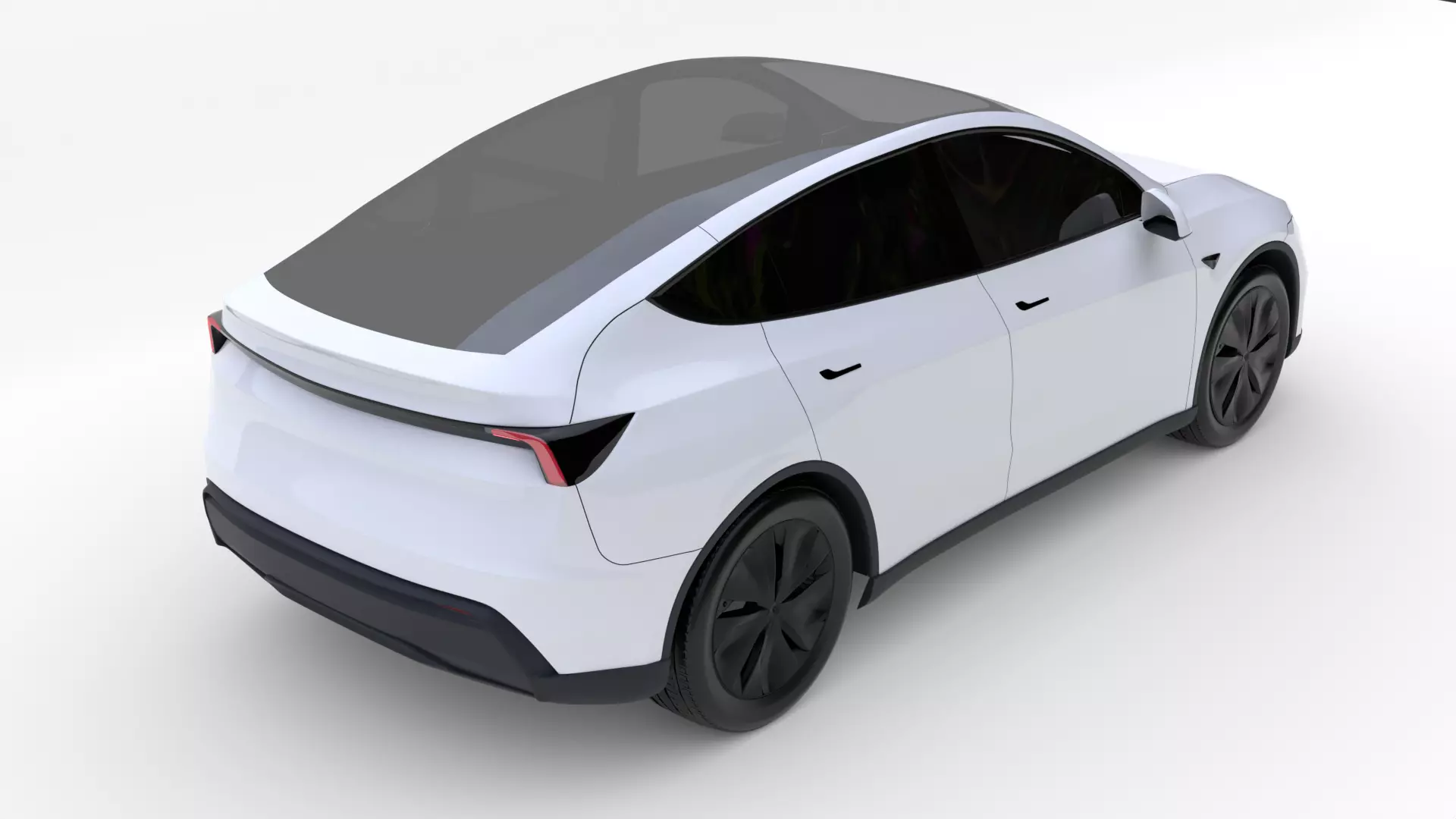 Tesla Model Y Standard 2025 3D model_2