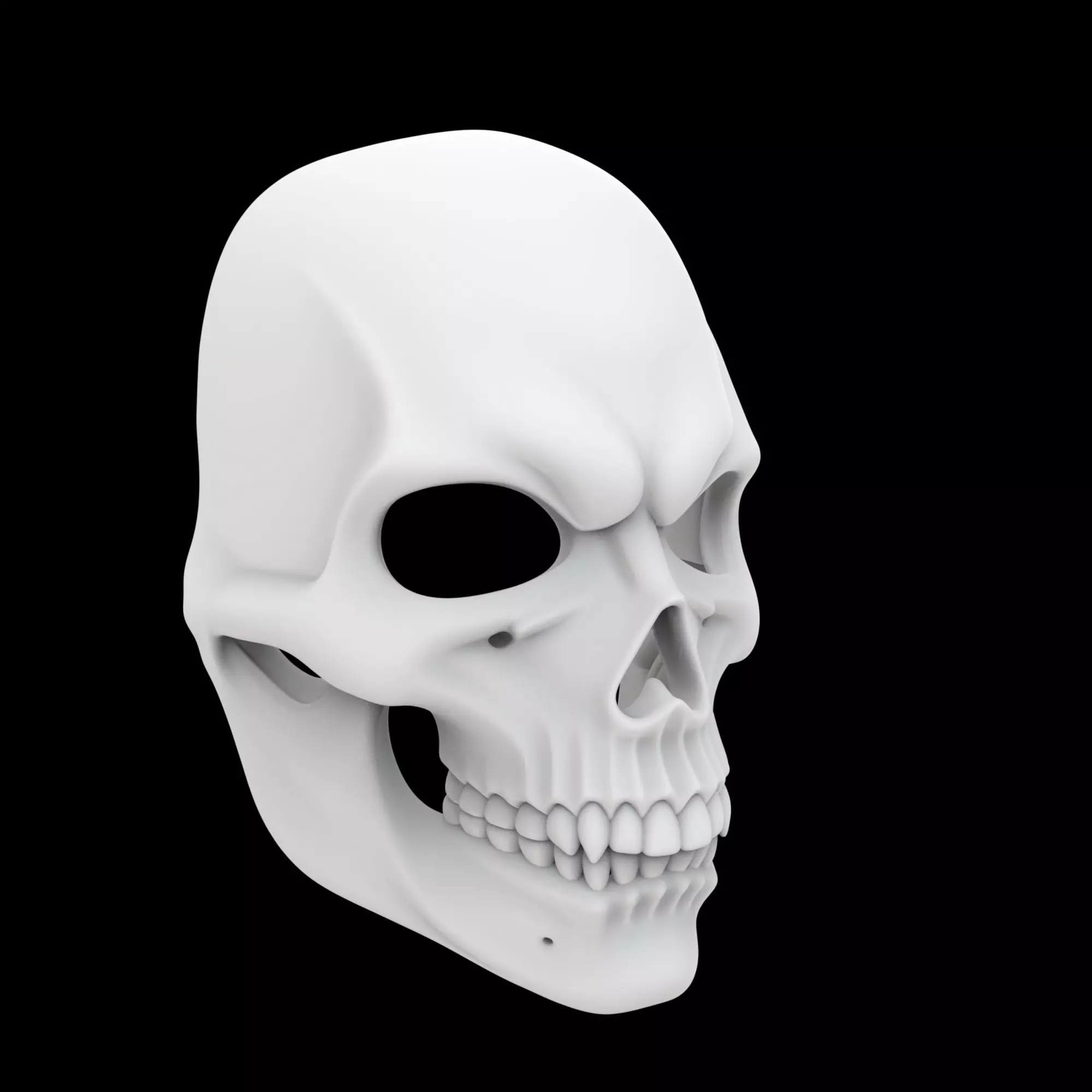 Skeleton Mask 3D Print Model 3D print model