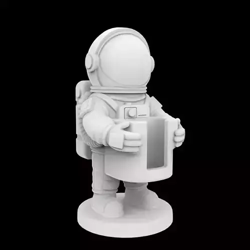 Tabasco Holder Astronaut Theme 3D Print Model