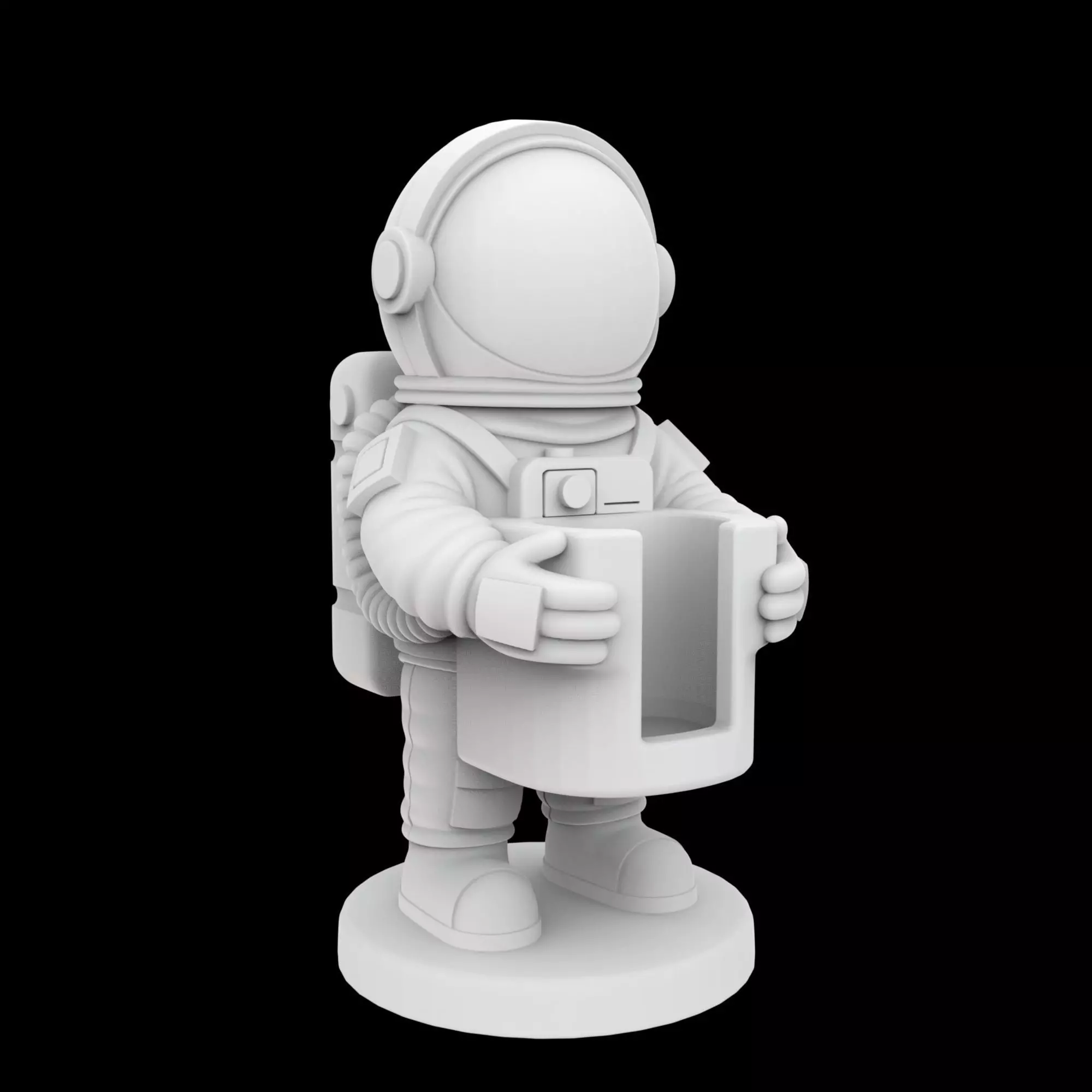 Tabasco Holder Astronaut Theme 3D Print Model 3D print model_0