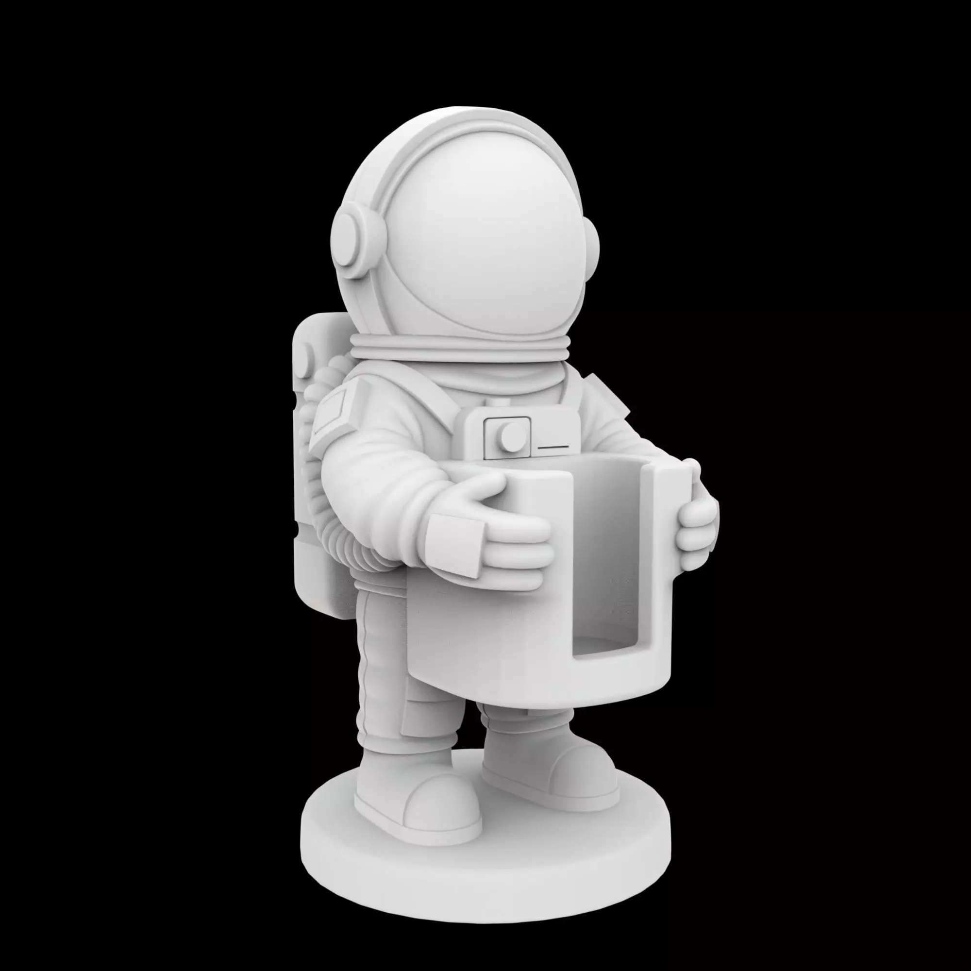 Tabasco Holder Astronaut Theme 3D Print Model 3D print model_4