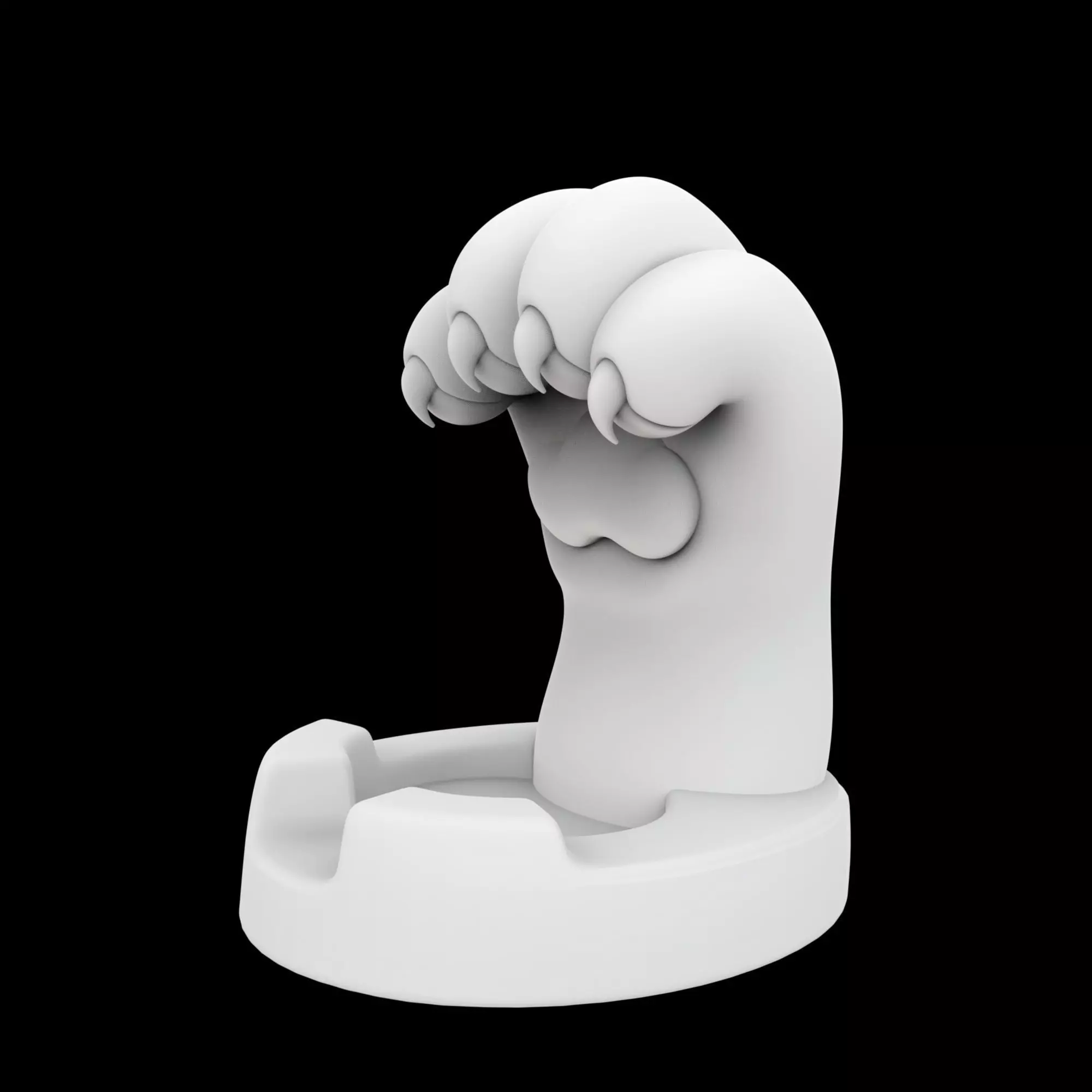 Tabasco Holder Cat Paw 3D Print Model 3D print model_1