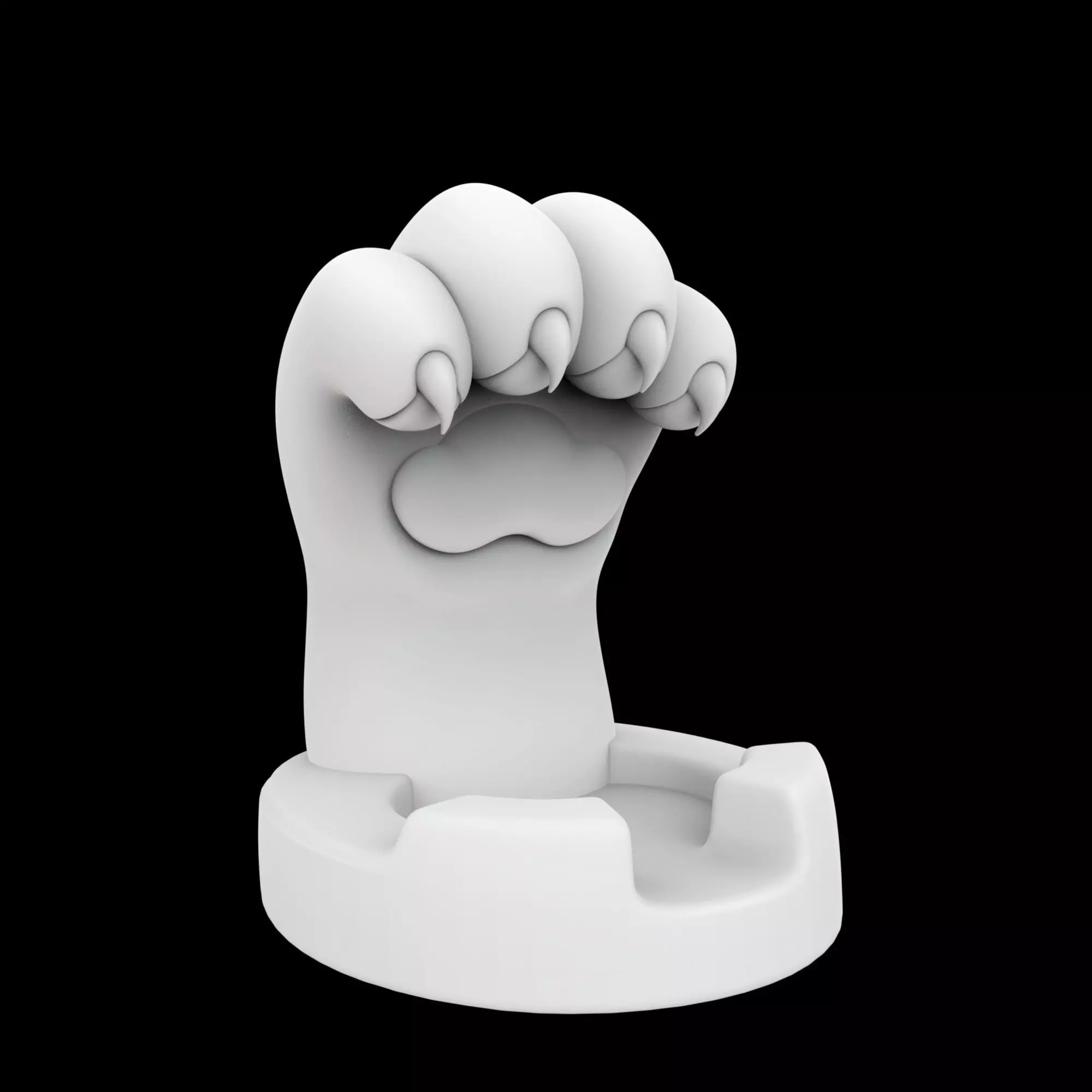 Tabasco Holder Cat Paw 3D Print Model 3D print model_4