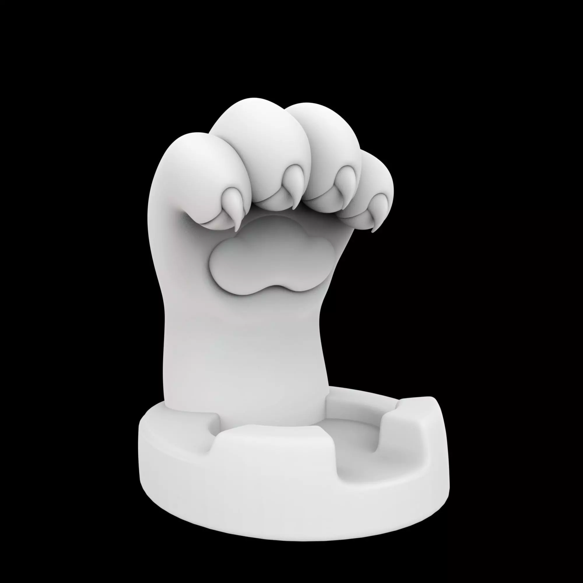 Tabasco Holder Cat Paw 3D Print Model 3D print model_0