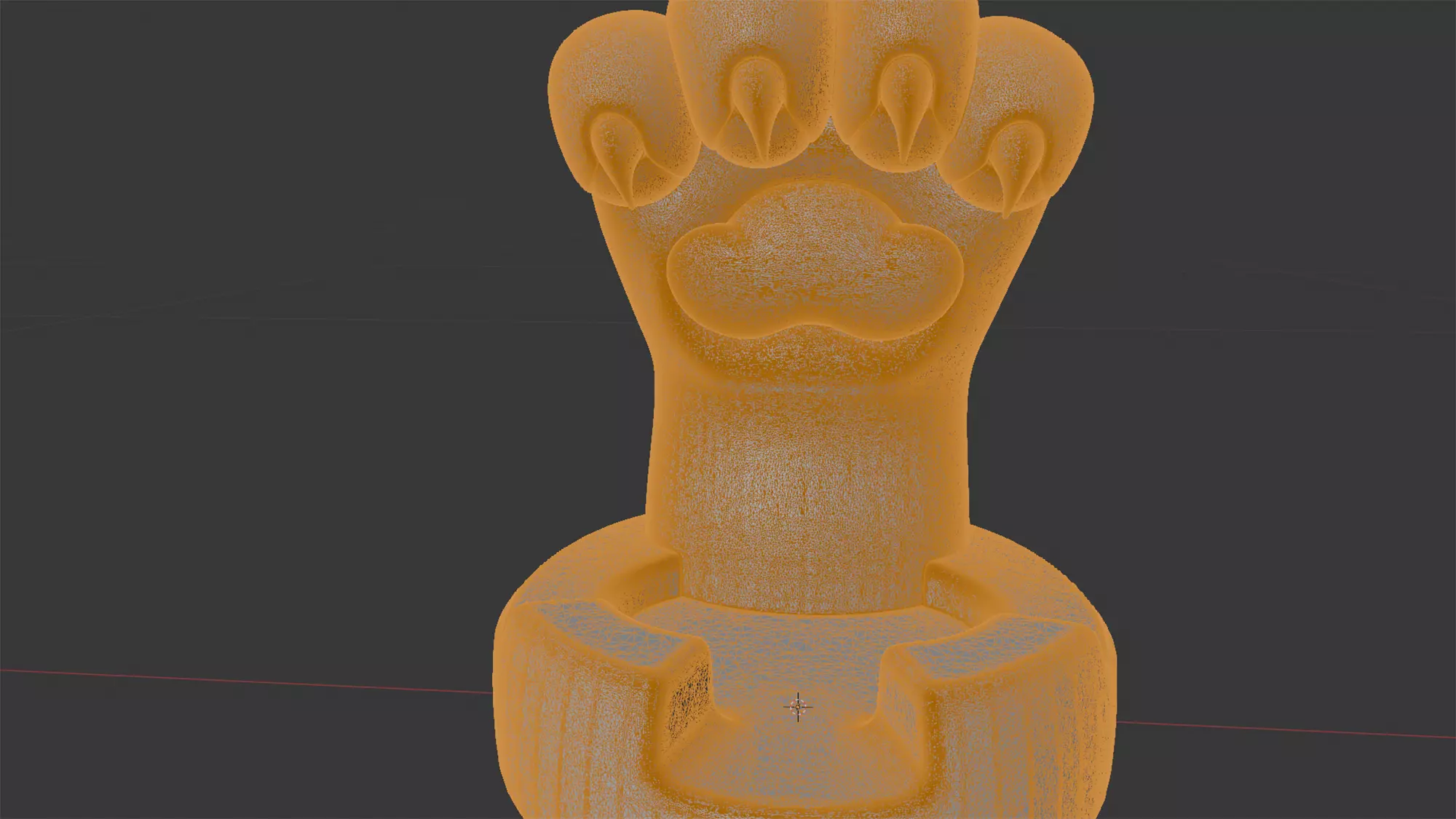 Tabasco Holder Cat Paw 3D Print Model 3D print model_5