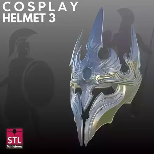 Cosplay Helmets STL Collectible 3D Models
