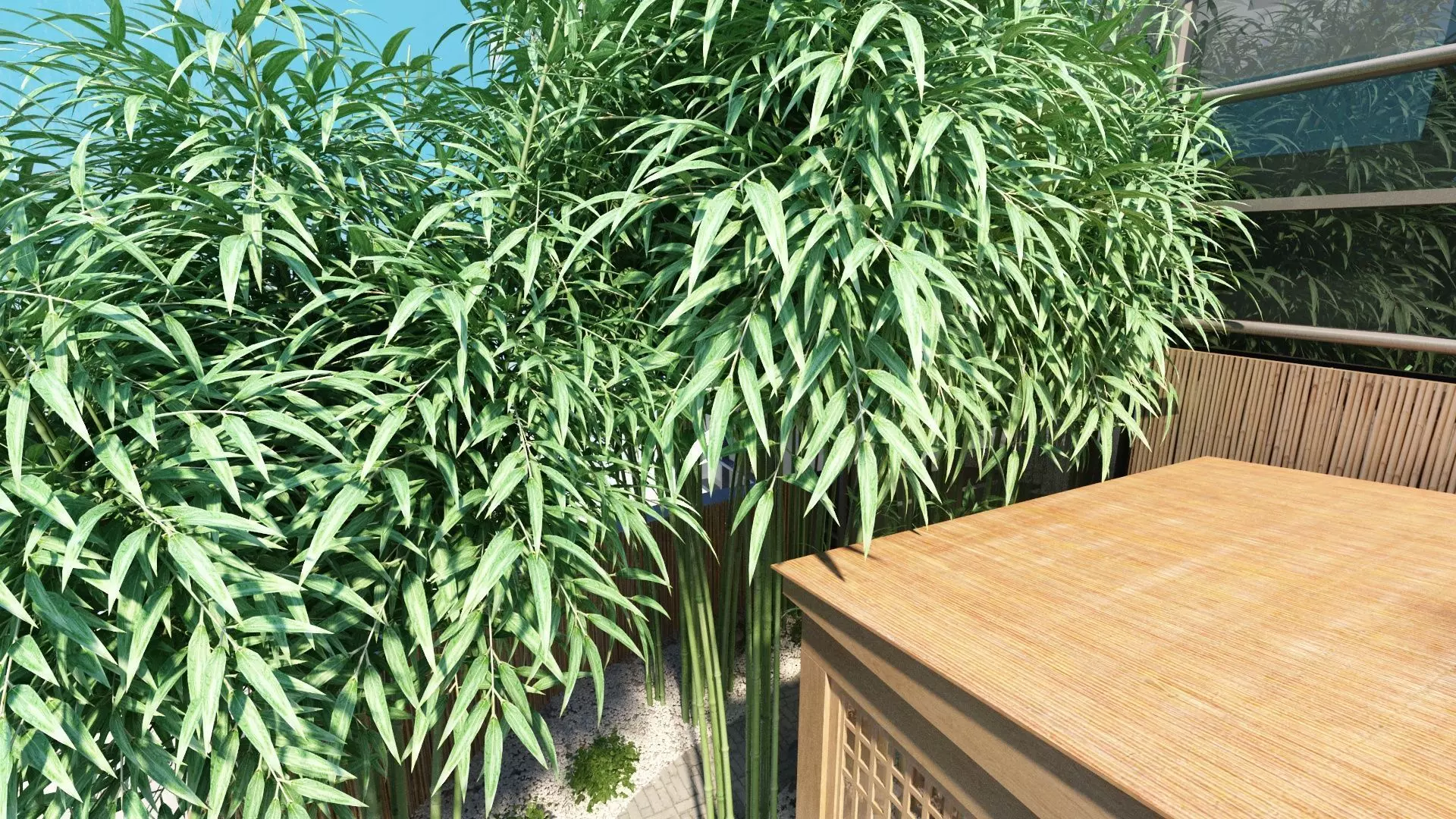 Wooden Gazebo 3D model_20