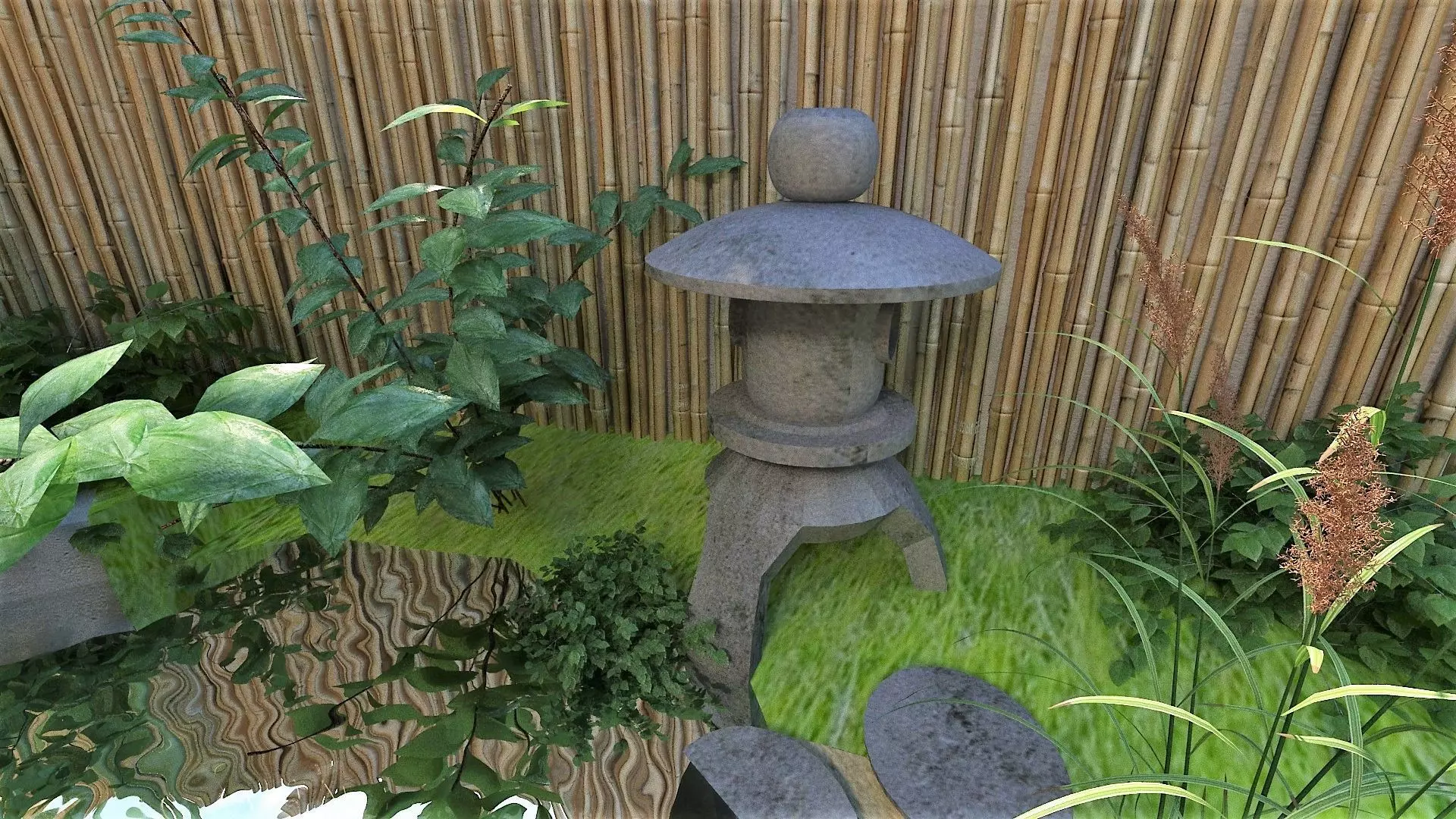 Wooden Gazebo 3D model_18