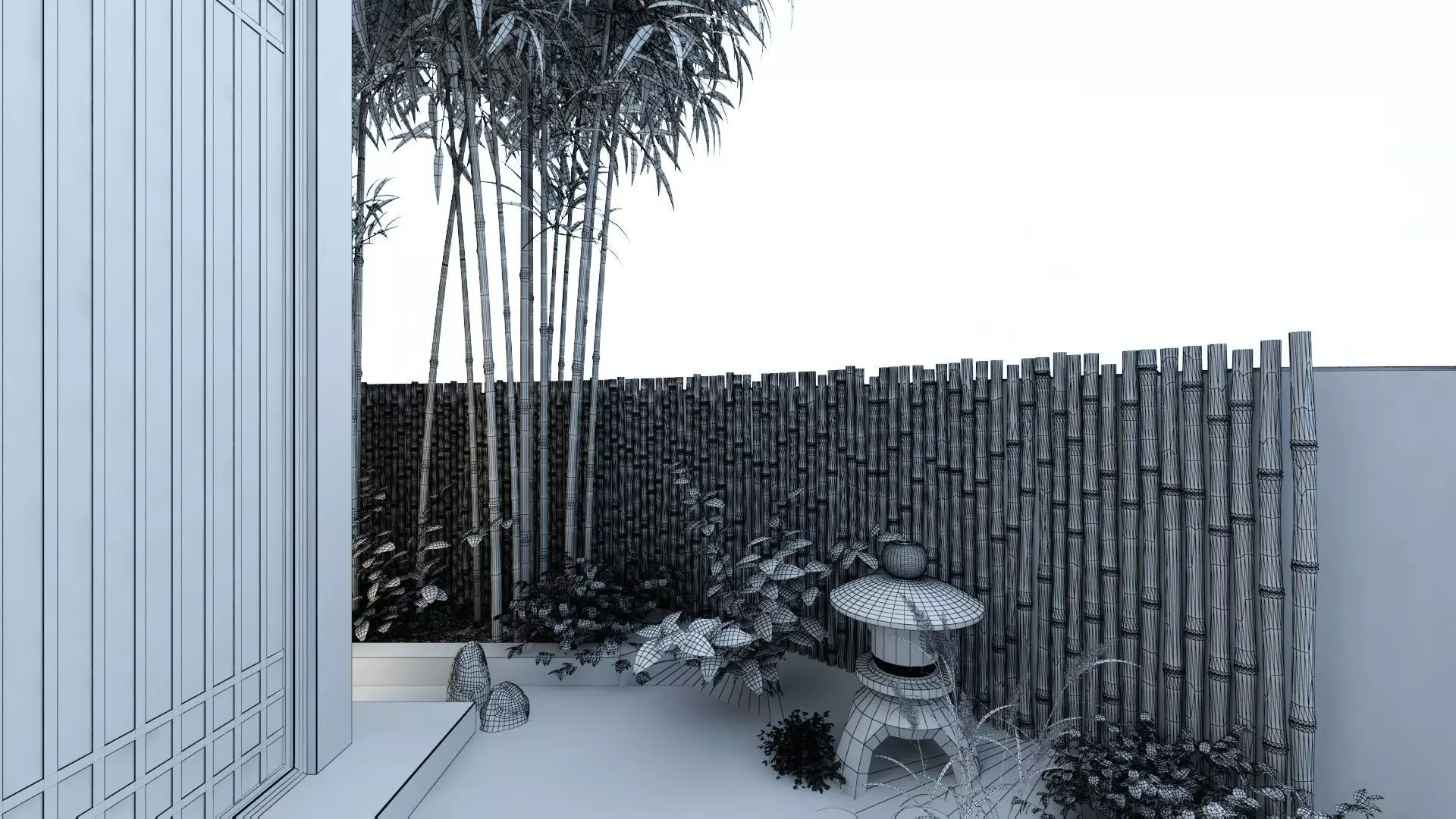 Wooden Gazebo 3D model_13