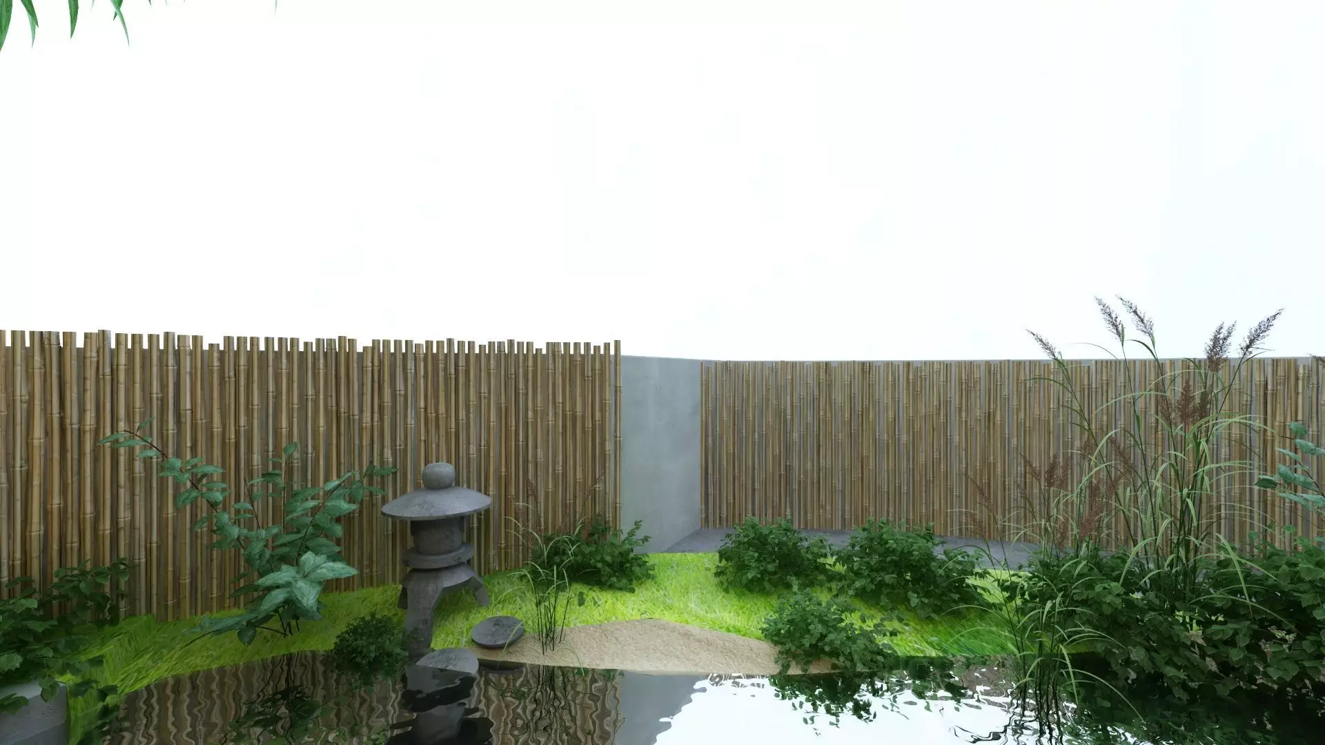 Wooden Gazebo 3D model_6