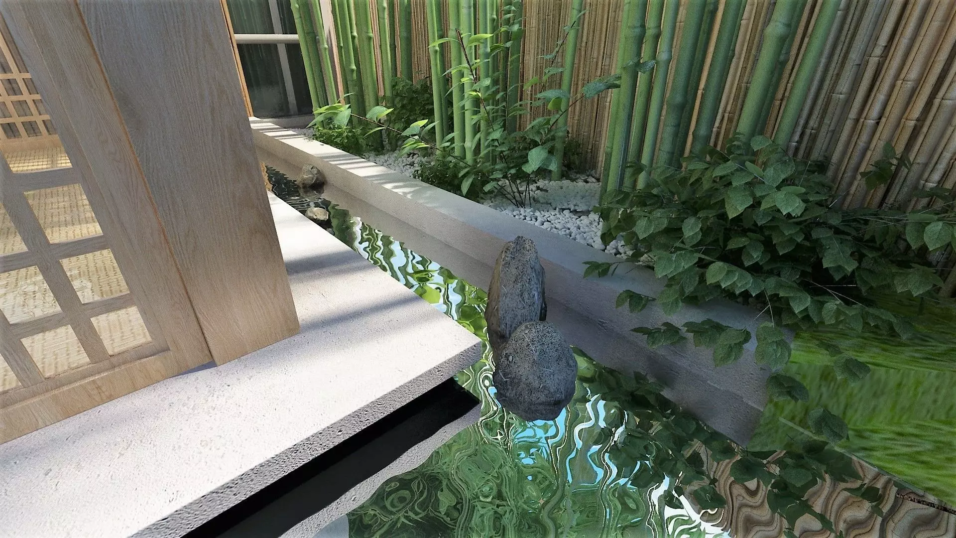 Wooden Gazebo 3D model_17