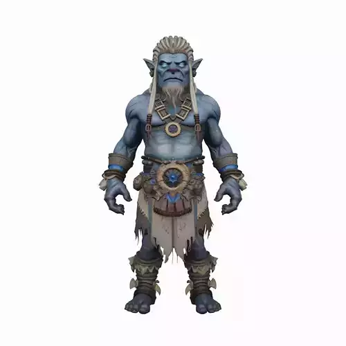 Mysterious Agile Troll Shadow Hunter 3D Model World of  Style