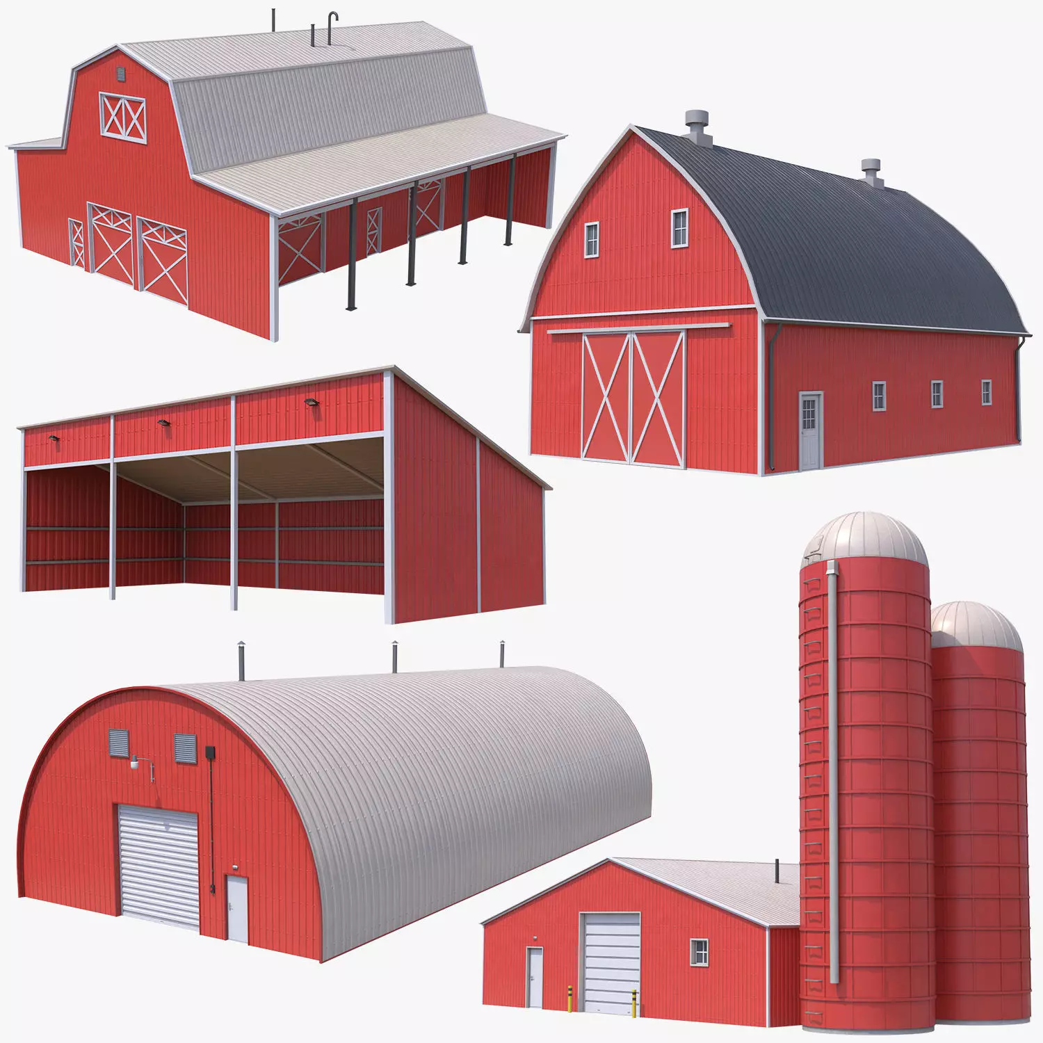 5 PBR Farm Buildings Collection _0