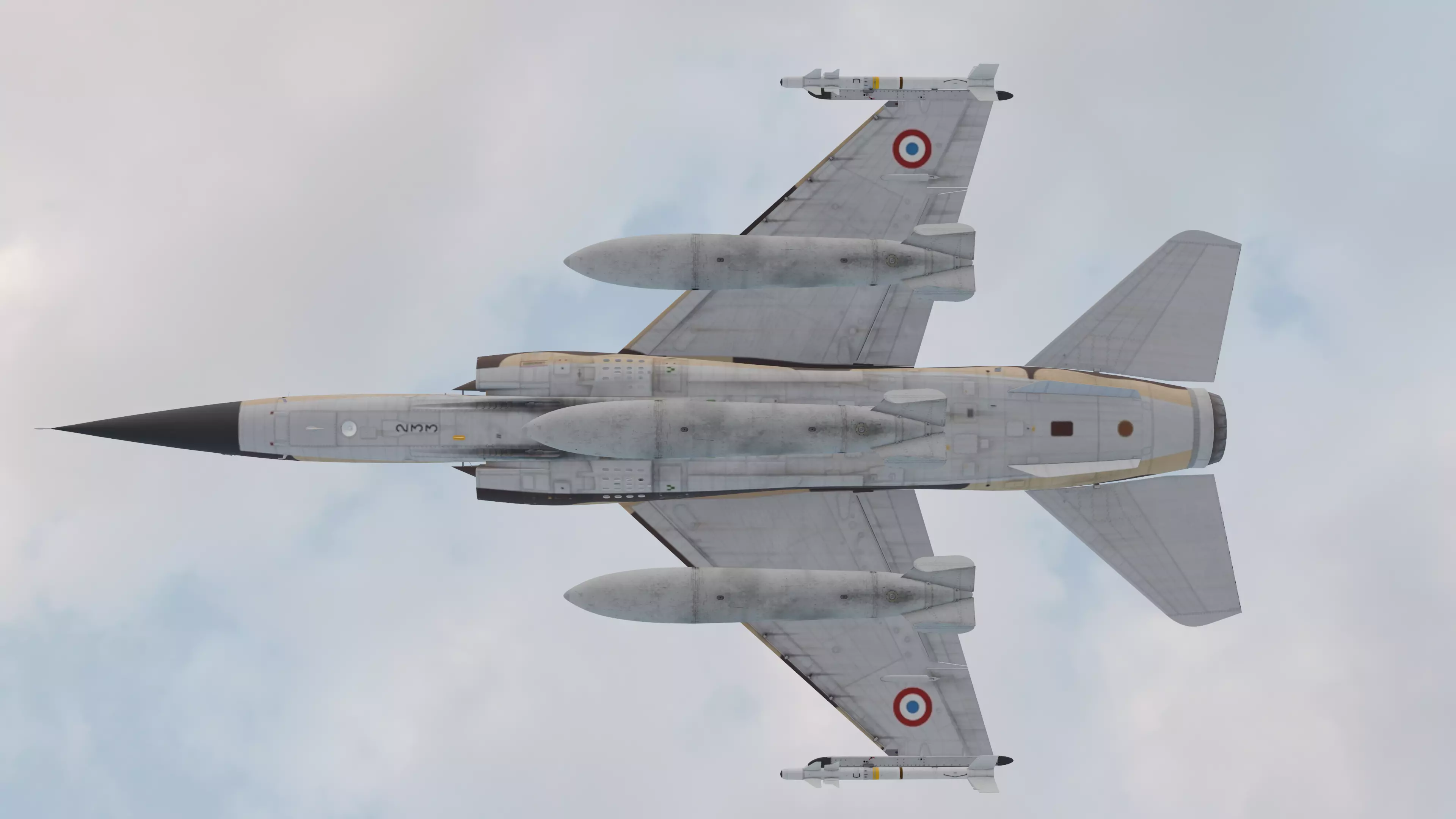 F16 Fighter Jet Realistic PBR Military Aircraft Low-poly 3D model_7