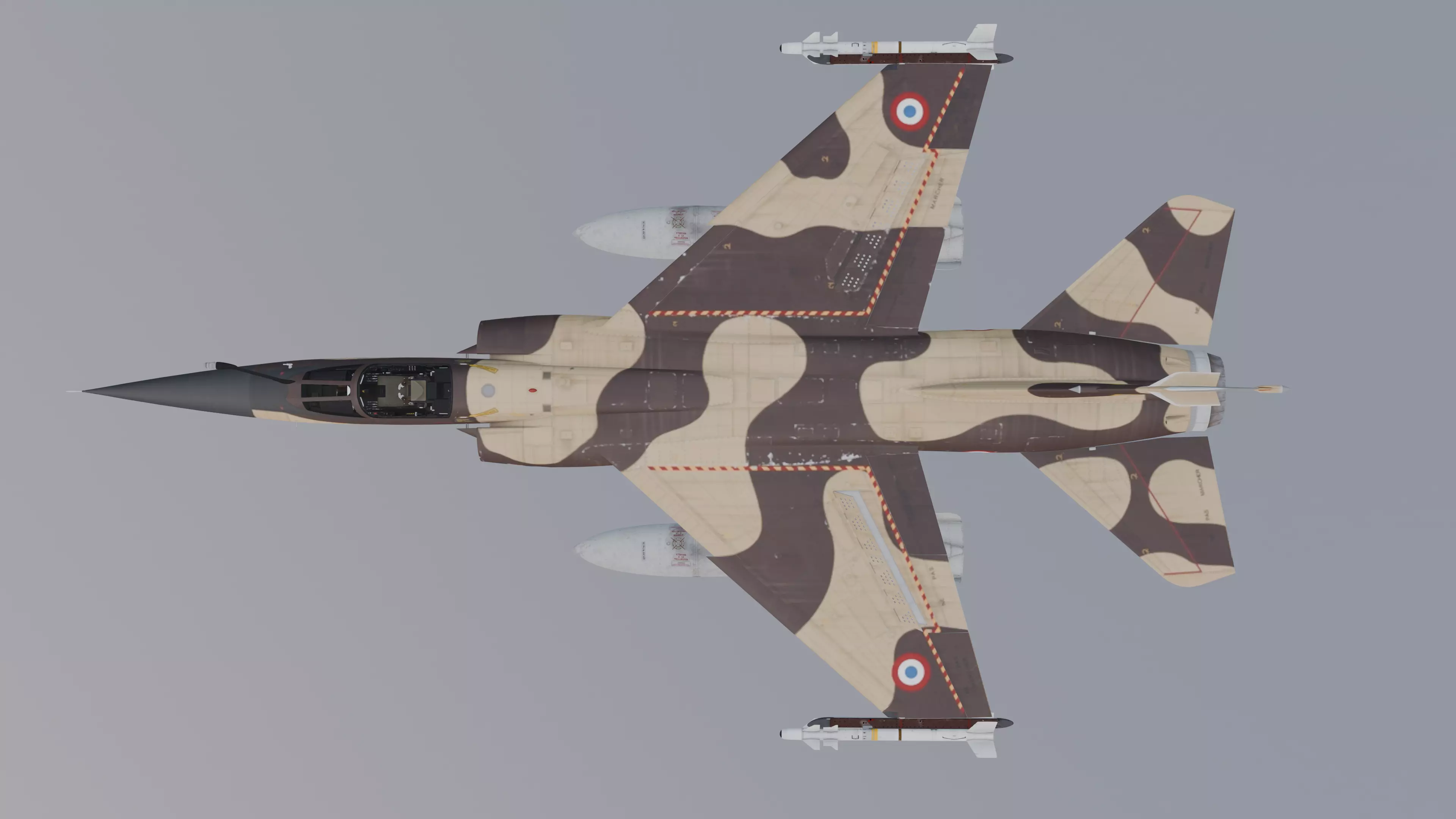 F16 Fighter Jet Realistic PBR Military Aircraft Low-poly 3D model_5