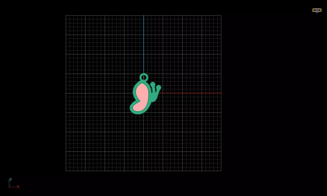 Pack of 8 minimalist enamel necklaces 3D model_8