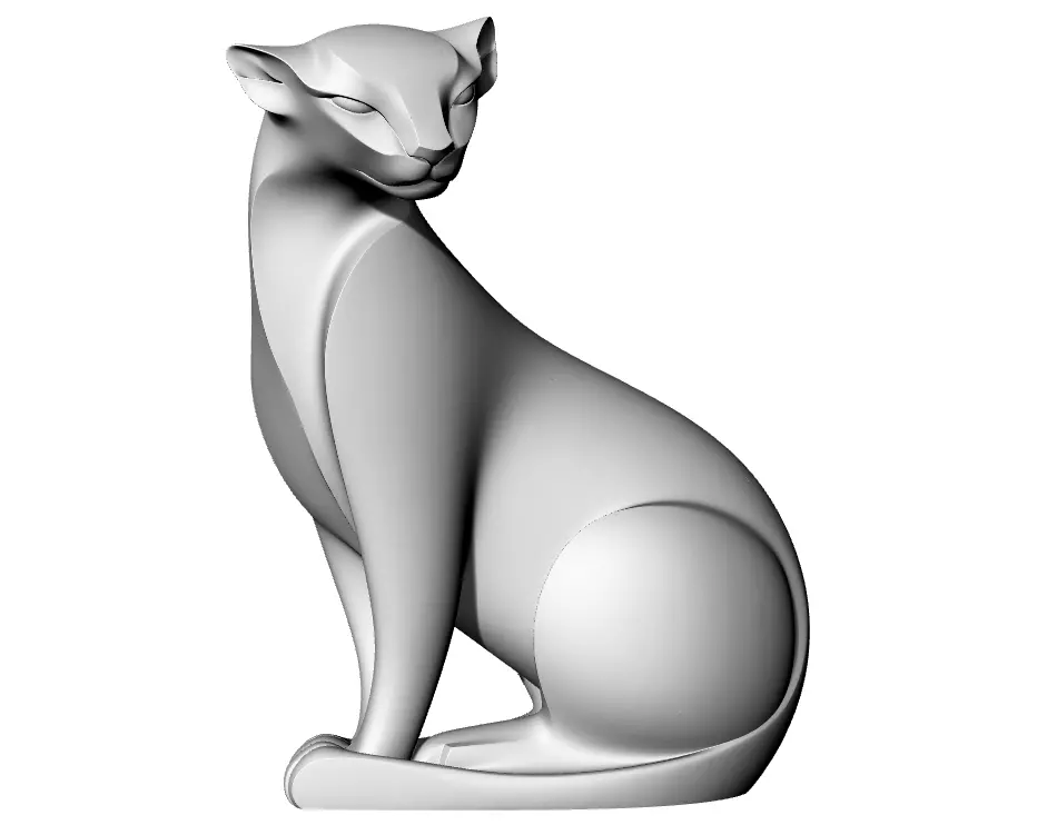 Wild Katze 3D print model_5