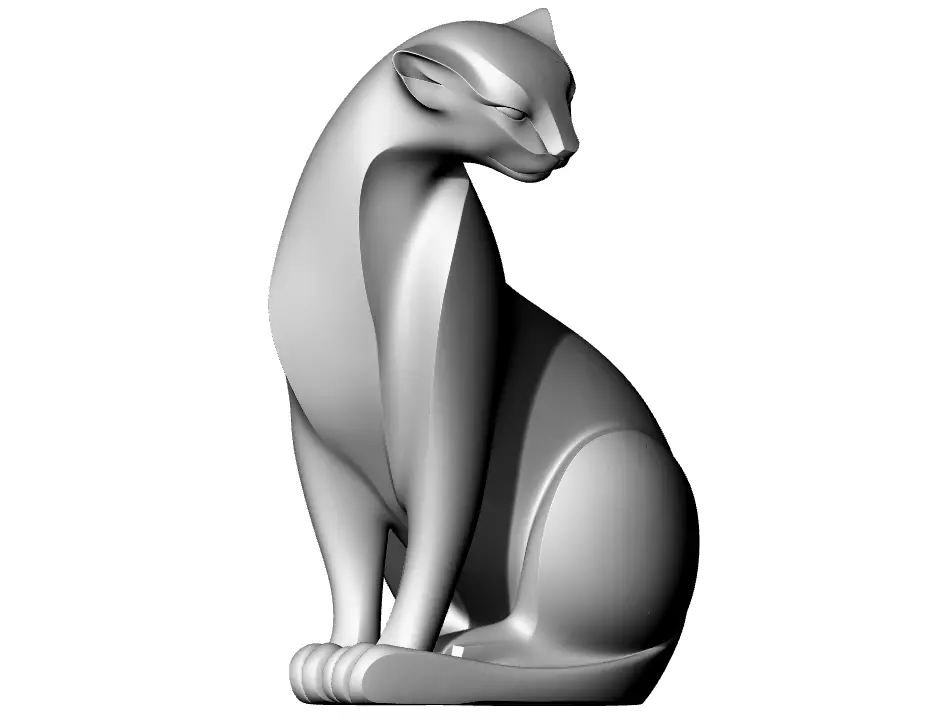 Wild Katze 3D print model_1