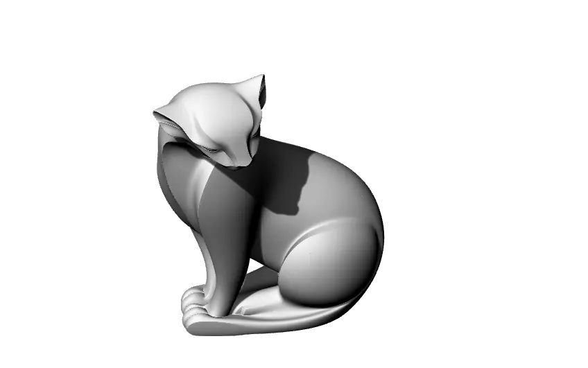 Wild Katze 3D print model_3
