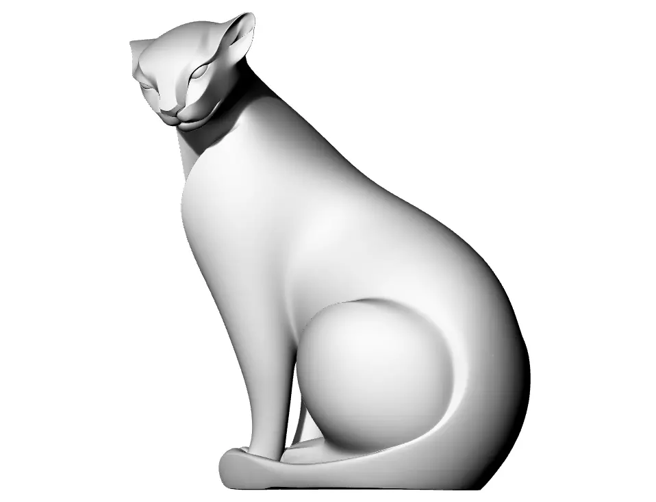 Wild Katze 3D print model_2