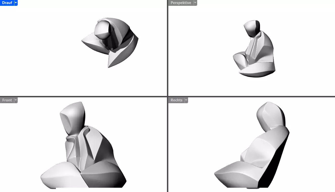 Lady Skulptur 3D print model_4