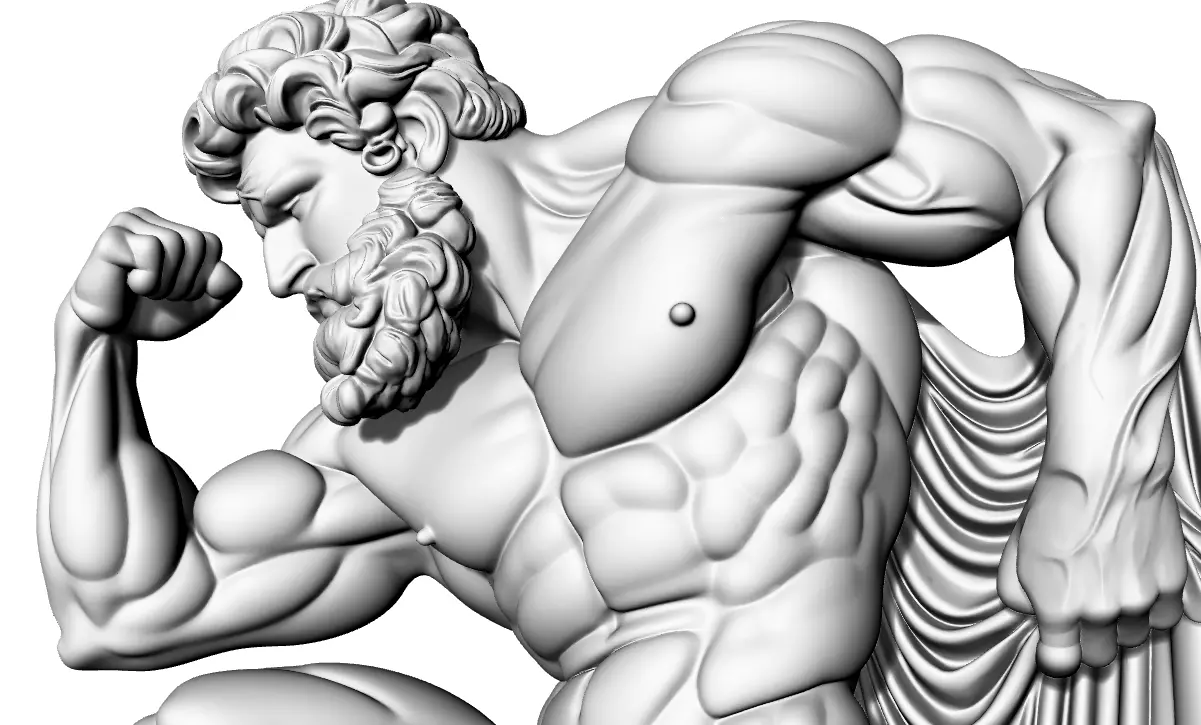 Hercules 3D print model_1