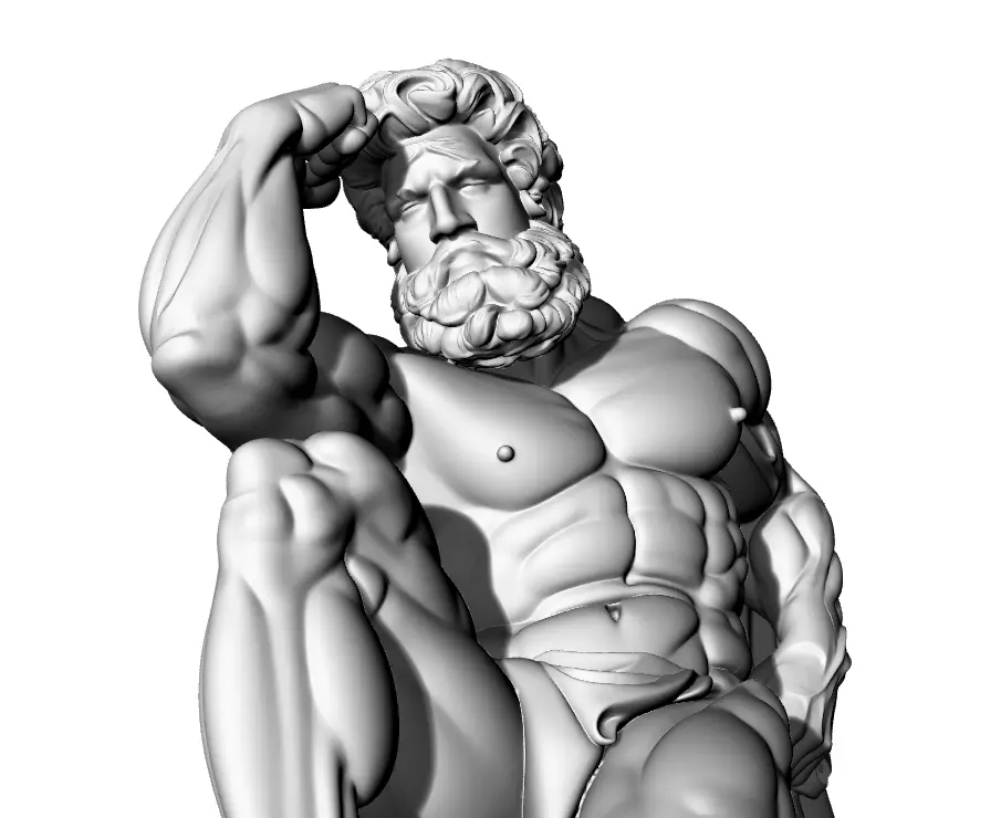 Hercules 3D print model_3