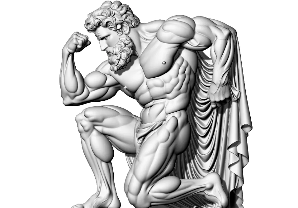 Hercules 3D print model_0