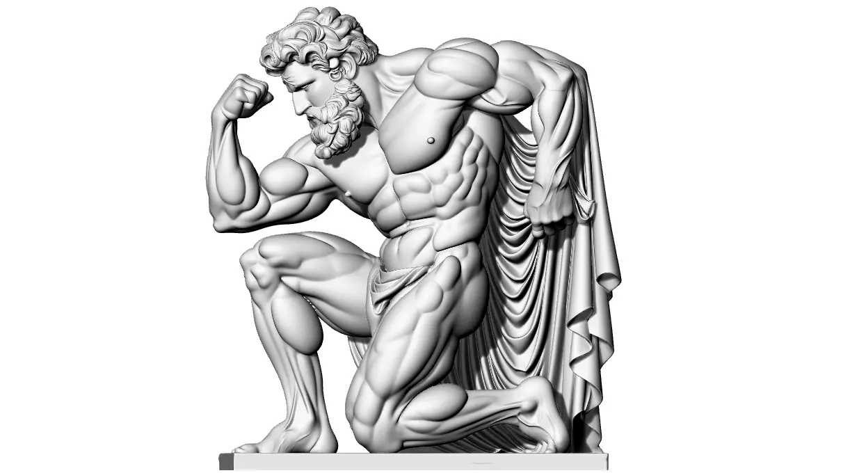 Hercules 3D print model_2