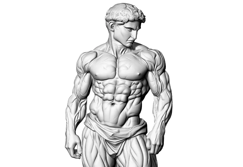 Greek skulptur 3D print model_1