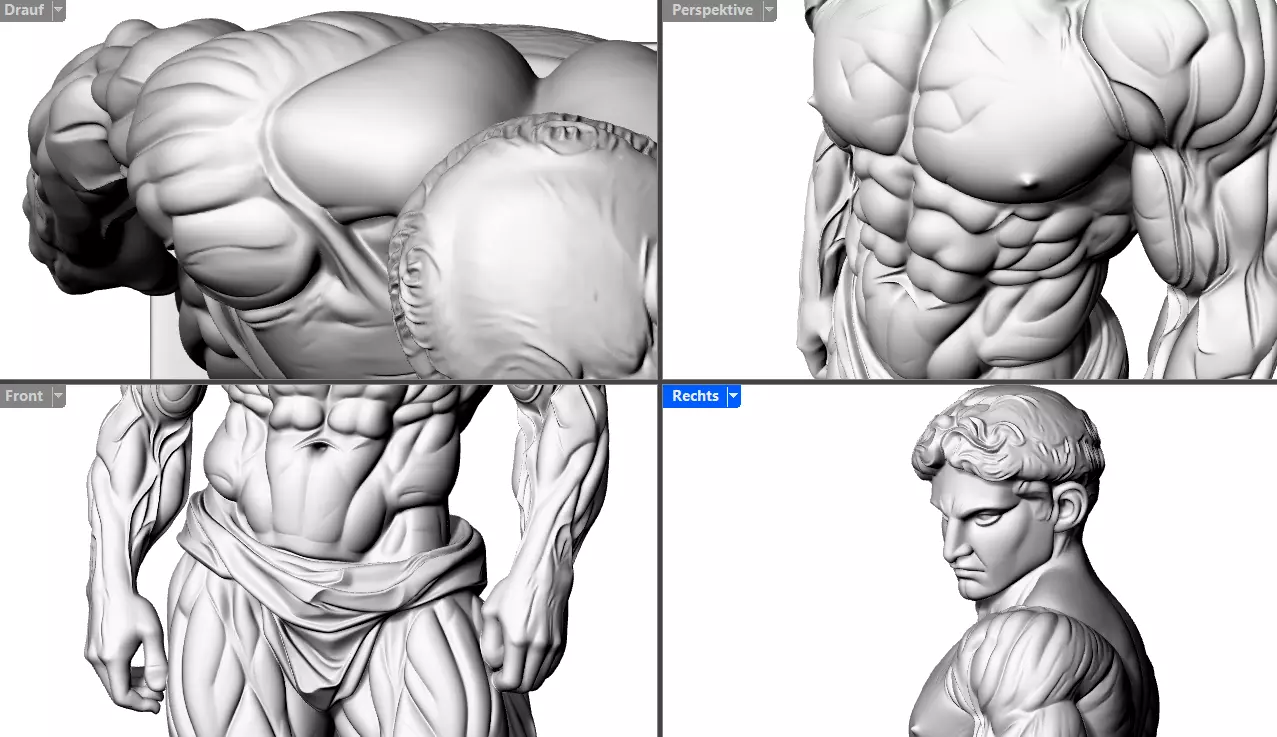 Greek skulptur 3D print model_7