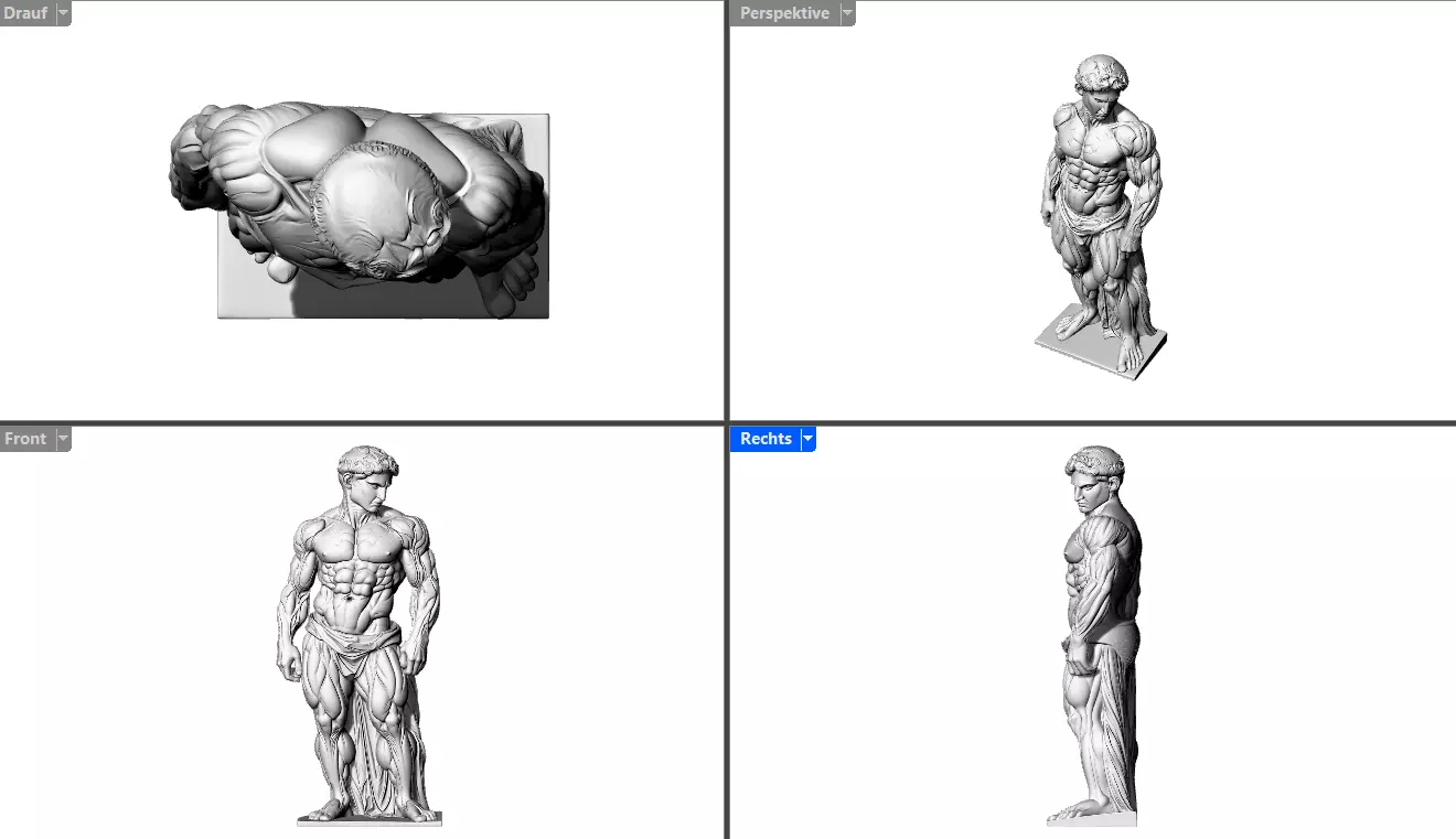 Greek skulptur 3D print model_8